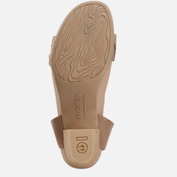 Earth Ivy Symphony Sand Nubuck Sandal Block Heels size 7 - Picture 11 of 16